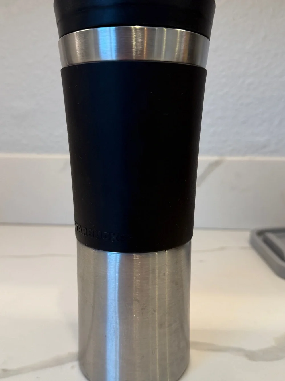Rare Vintage 2010 Starbucks Stainless Steel 16oz Roller Ball Tumbler